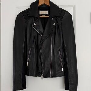 Michael Kors Women’s Black Leather Jacket